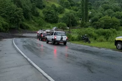 En la antesala del Seven de los Valles, es normal el tránsito en la ruta 307