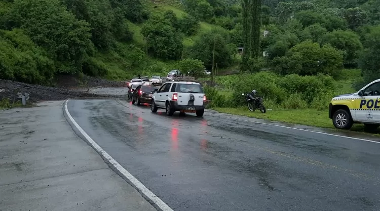 En la antesala del Seven de los Valles, es normal el tránsito en la ruta 307