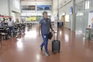 Zielinski y un particular vocero antes de partir