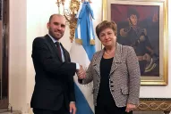 Encuentro clave, en Roma, entre el ministro Guzmán y la directora del FMI