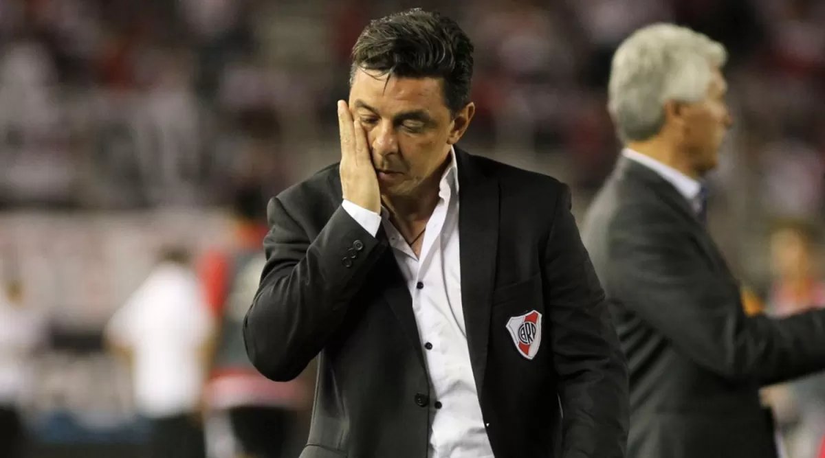 Marcelo Gallardo, DT de River.