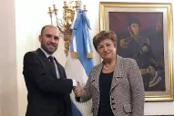 La jefa del Fondo escuchó a Martín Guzmán