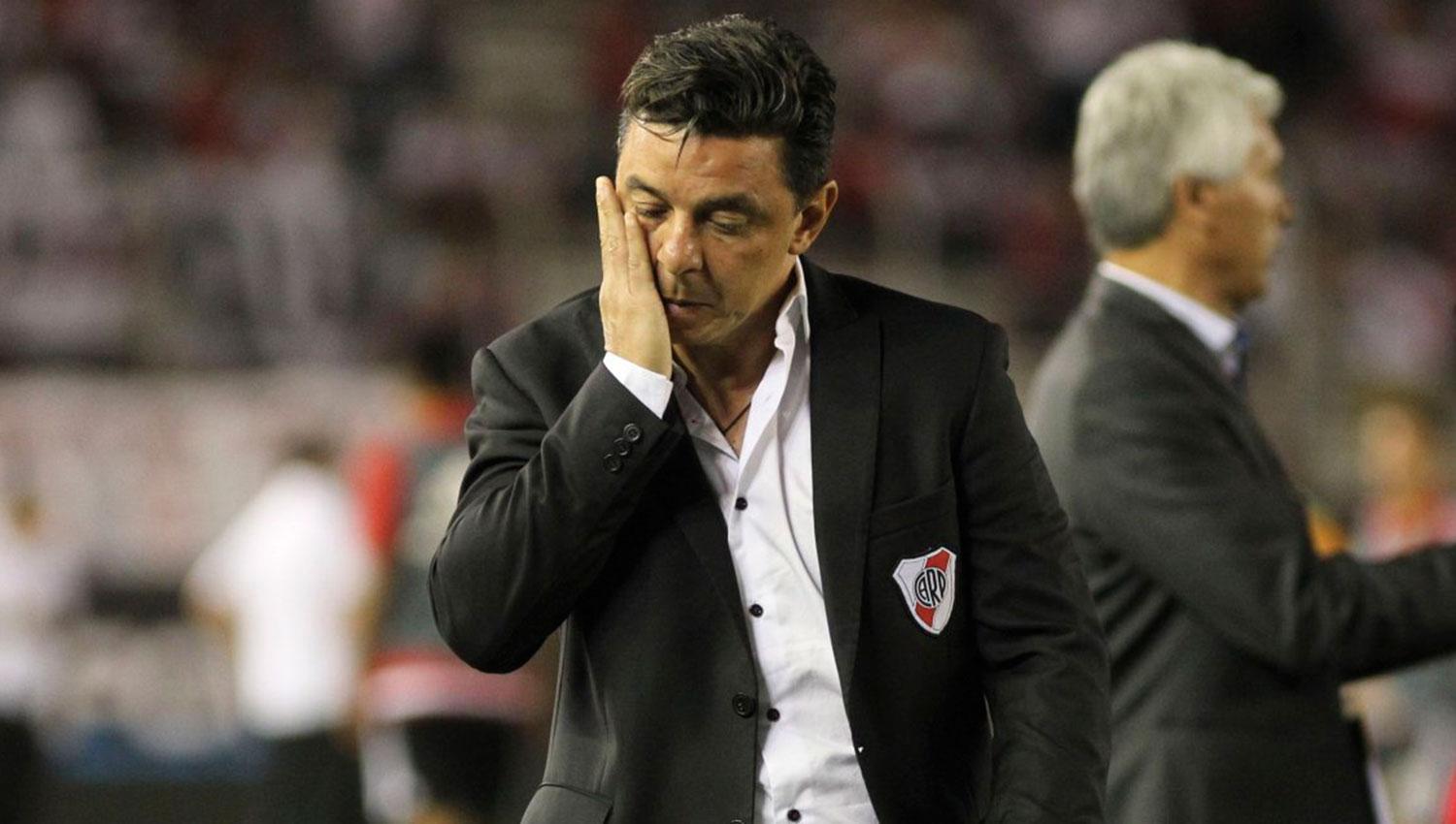 Marcelo Gallardo, DT de River.