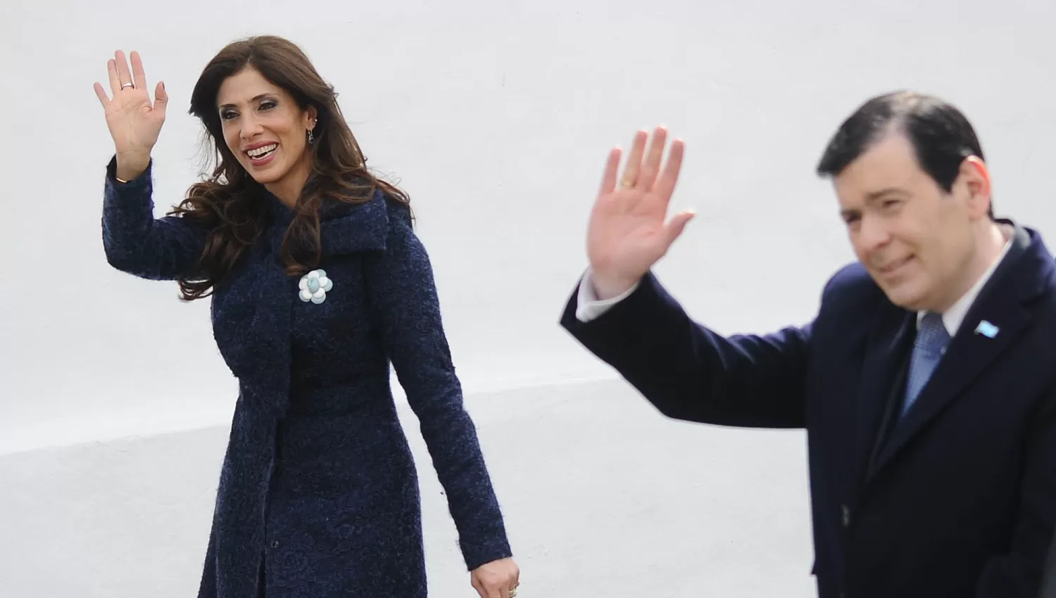 Claudia Ledesma Abdala de Zamora junto a Gerardo Zamora