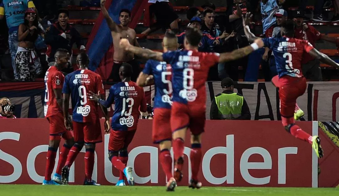 FESTEJO. Independiente Medellín será rival de Atlético o The Strongest en la fase 3 de la Libertadores. FOTO TOMADA DEL TWITTER @PUNTOBOCARADIO