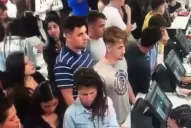 Un video muestra que dos de los rugbistas fueron a comer hamburguesas tras matar a Báez Sosa