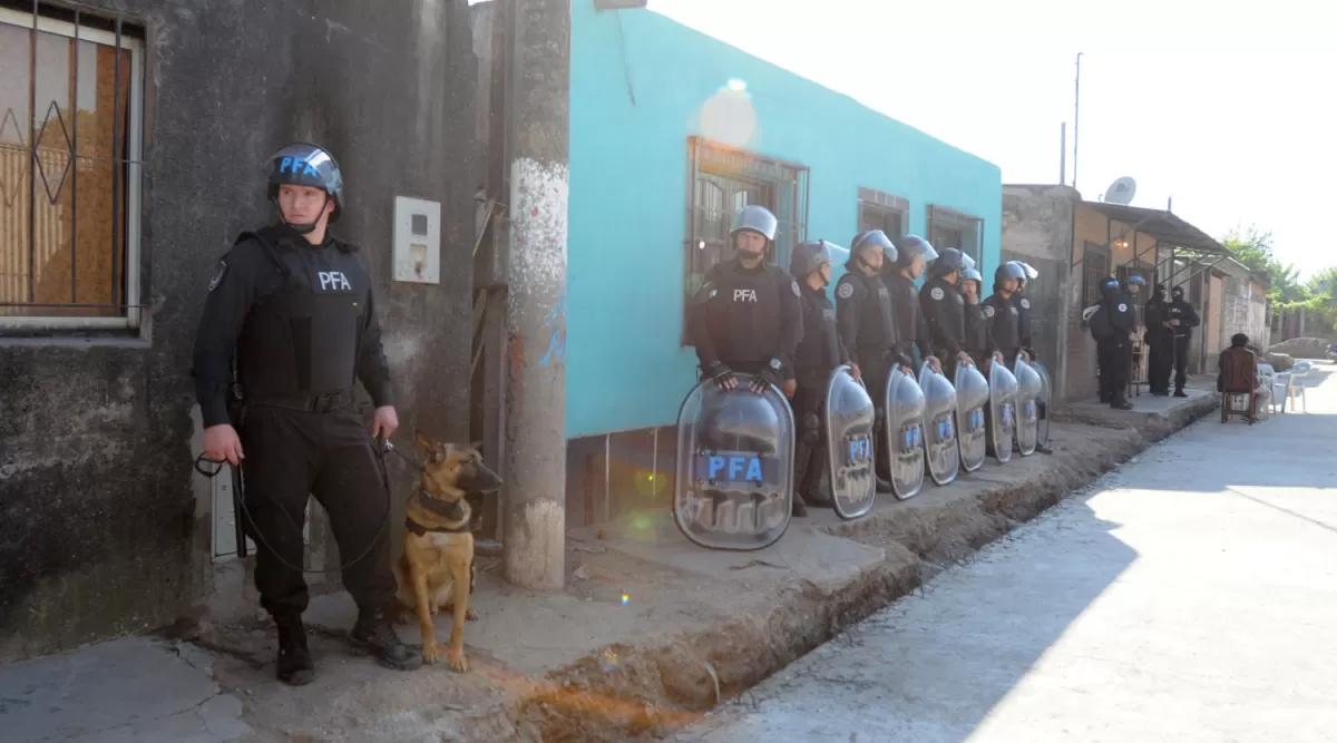 LA COSTANERA. Uno de los barrios más vulnerables por el narcotráfico en la capital tucumana. 