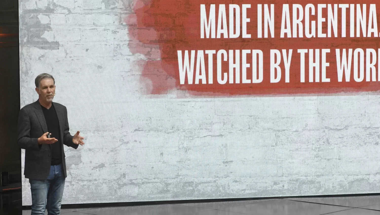 El estadounidense Reed Hastings, director ejecutivo de NETFLIX. TÉLAM