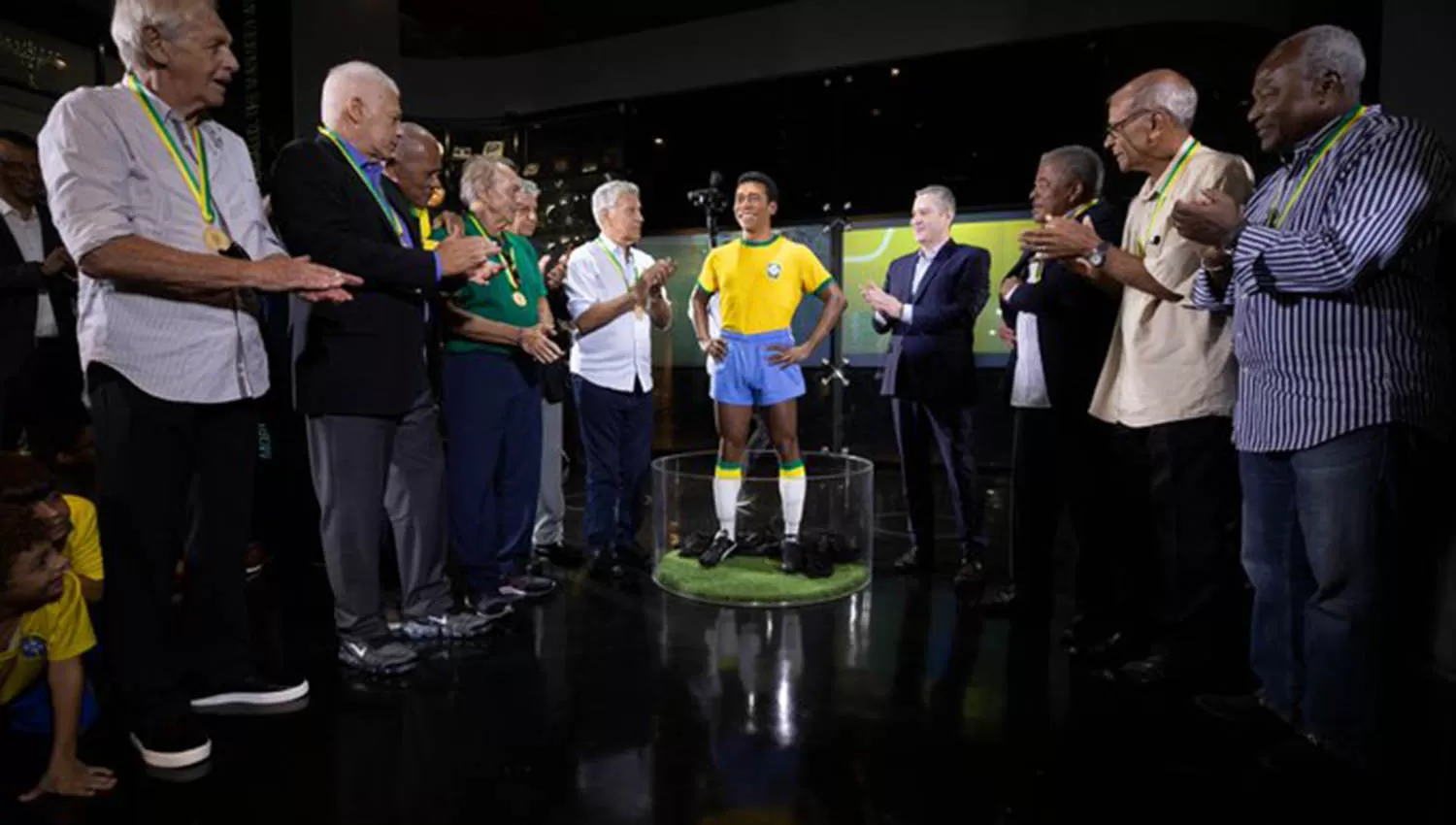 O Rei no pudo estar presente en el homenaje por sus problemas de salud. (FOTO TOMADA DE TWITTER @CBF_Futebol)