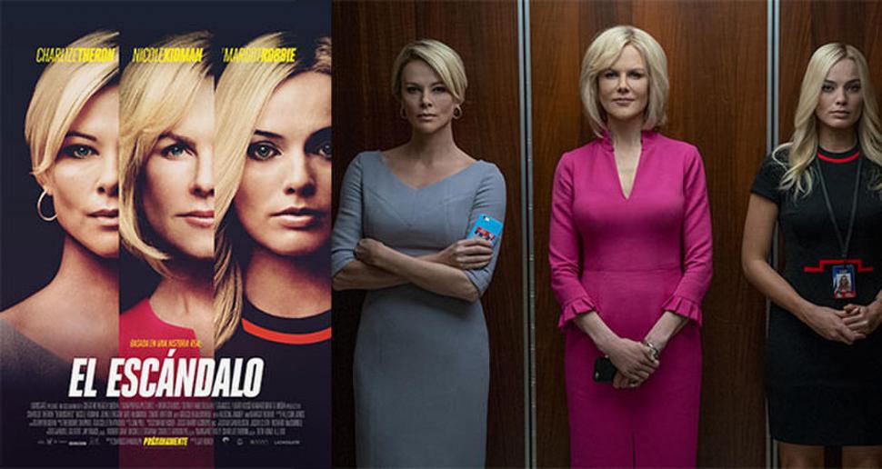 PIONERAS. Margot Robbie, Nicole Kidman y Charlize Theron luchan contra el acoso y el machismo. 