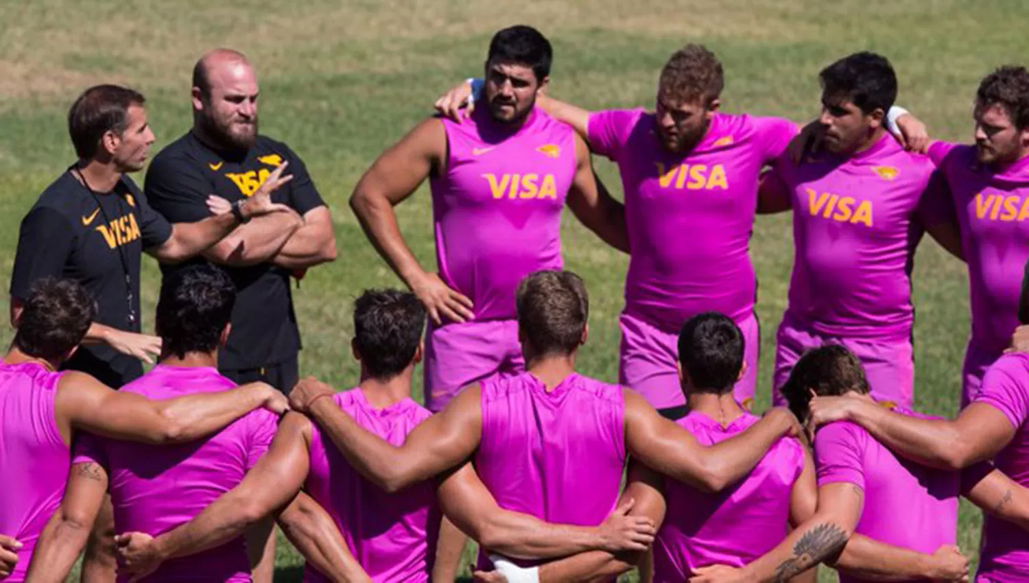 Jaguares se entrenó en el DHL Newlands, sede del encuentro de mañana. (FOTO TOMADA DE TWITTER @JaguaresARG)