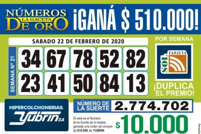 Los Números de Oro de LA GACETA