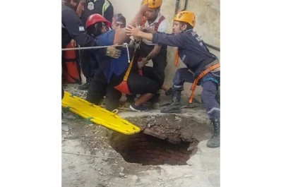 Una mujer cayó a un pozo de 10 metros en San Pablo