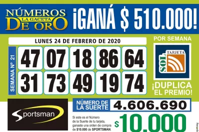 Los Números de Oro de LA GACETA