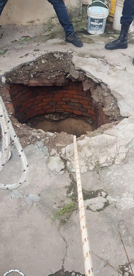 Una mujer cayó a un pozo de 10 metros en San Pablo