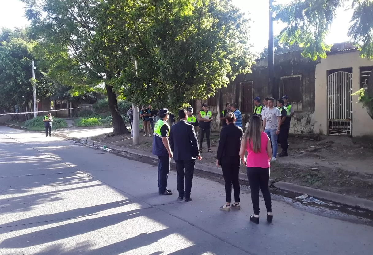 El lugar del crimen. Avenida Ejército del Norte al 1.200.