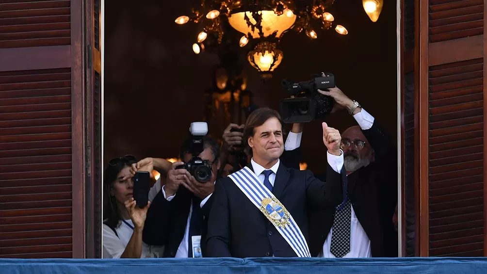 LUIS LACALLE POU. Foto de Télam.