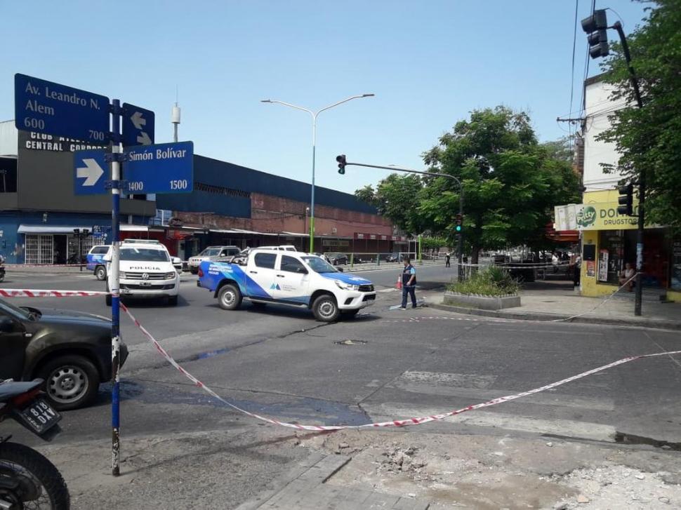 EL LUGAR. Los vecinos de Alem y Bolívar dicen que este es el tercer caso de violencia este año.  