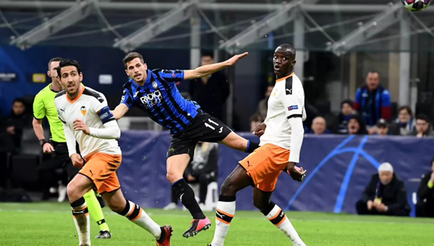 El Valencia debe recibir en Mestalla al Atalanta el próximo martes por Champions. (FOTO TOMADA DE TWITTER @ChampionsLeague)