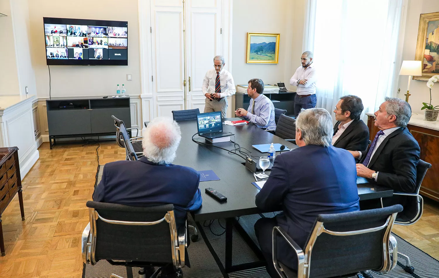 Alberto Fernández y sus pares de la región analizan medidas conjuntas contra el coronavirus