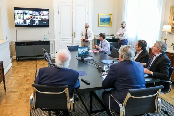 Alberto Fernández y sus pares de la región analizan medidas conjuntas contra el coronavirus