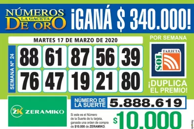 Los Números de Oro de LA GACETA