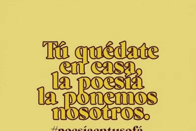 Poesía en tu sofá: una divertida propuesta internacional dirigida a quienes cumplen con la cuarentena