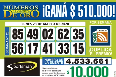 Los Números de Oro de LA GACETA