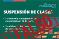 Educación: es falso que se extiende la suspensión de las clases