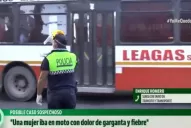 En un control de tránsito, abandonó a su compañera que tenía síntomas similares a los de coronavirus