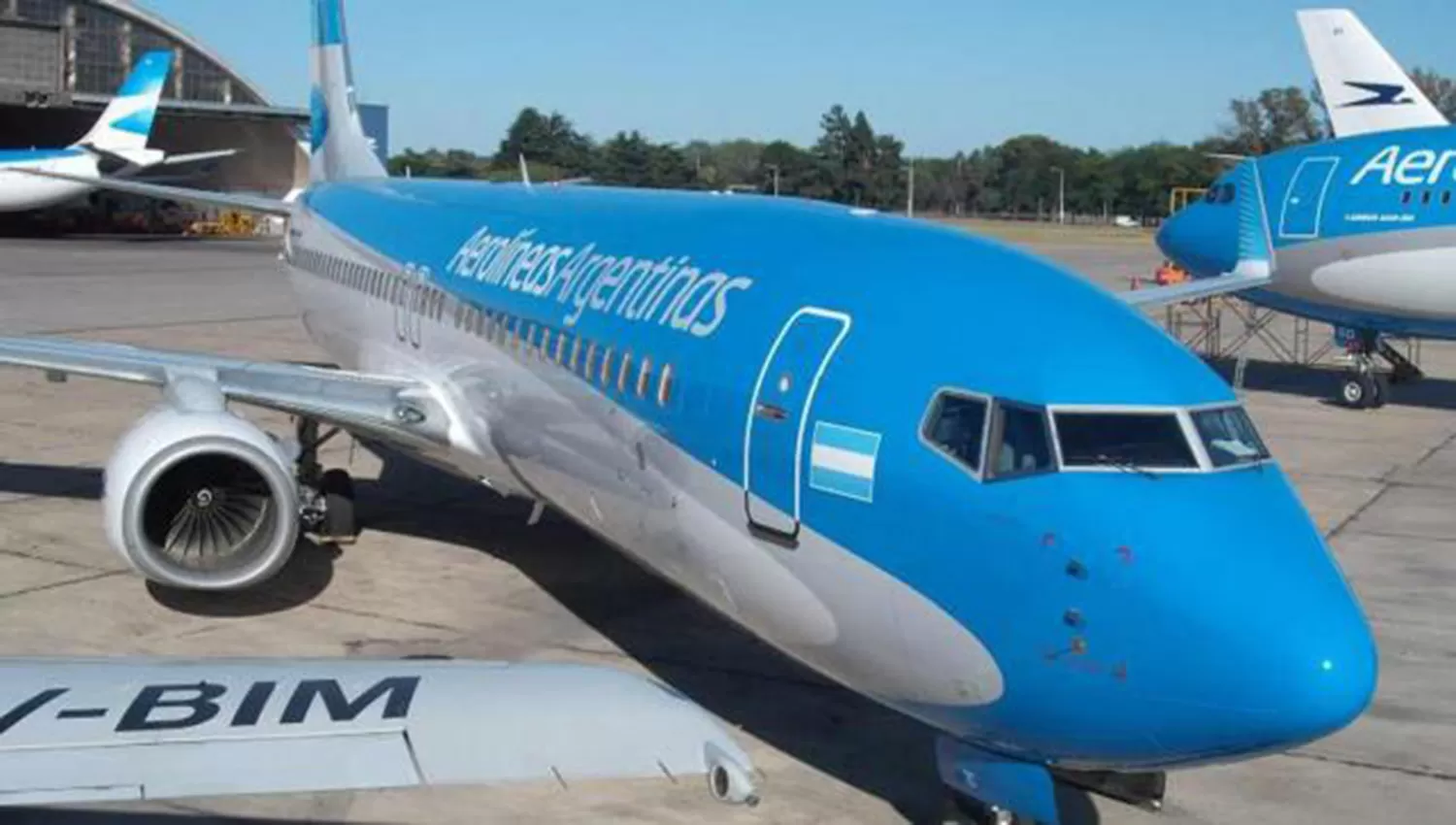 AEROLÍNEAS ARGENTINA. FOTO DE TÉLAM.