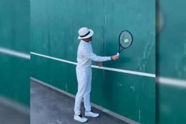 Federer retó a Messi y a CR7 a realizar un ejercicio