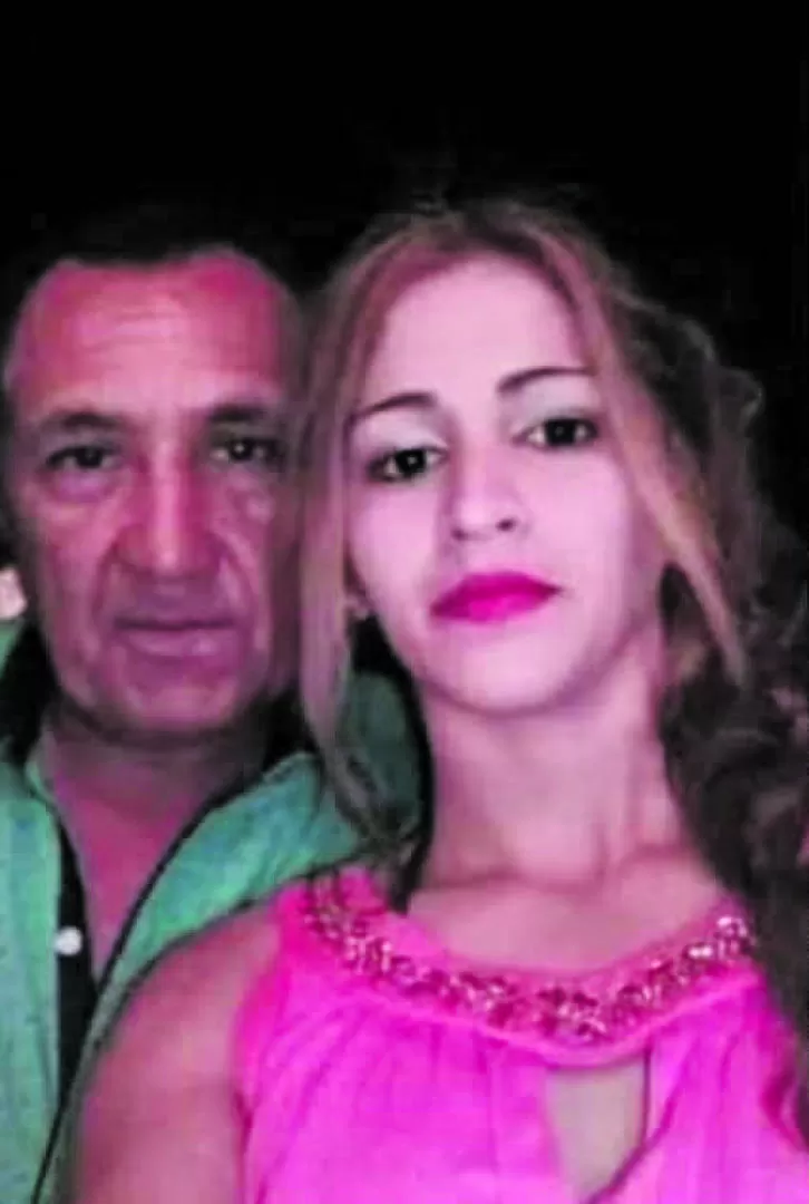 VÍCTIMA Y VICTIMARIO. Maira Alejandra Sarmiento, junto a Luis Edmundo Martínez. 