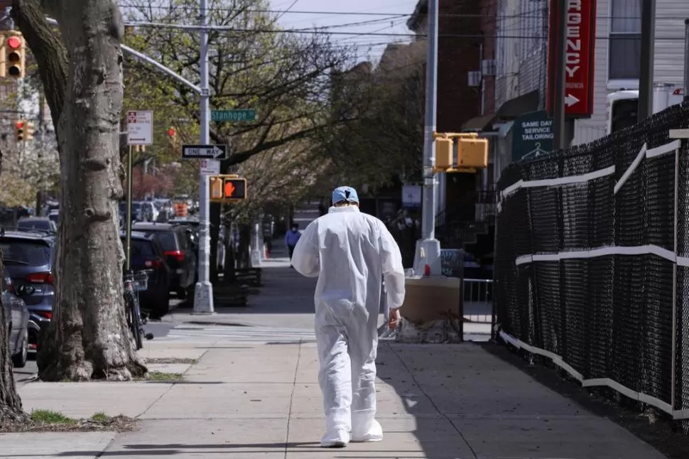 LA “GRAN MANZANA”. La ciudad de Nueva York cerró los colegios. Reuters