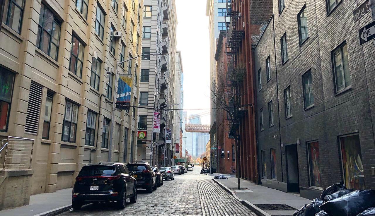 GRIS. Así describe hoy Nueva York, González Garaño. No vuela una mosca en la ciudad.