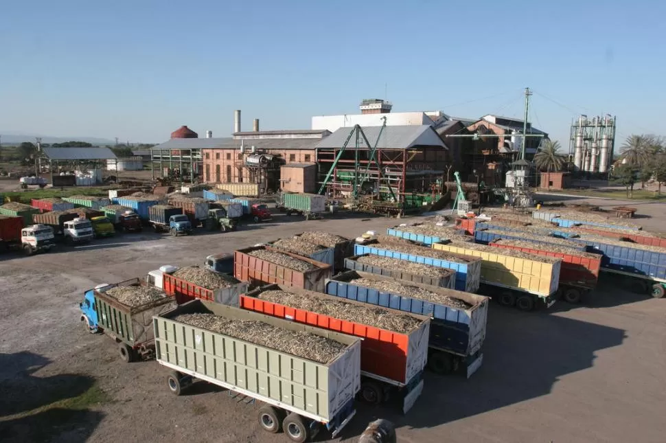 DINÁMICA. La Eeaoc propone que se organicen las descargas para evitar que el transportista pernocte en el canchón.