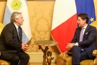 Alberto Fernández tiene el apoyo de Italia en la renegociación de la deuda con el Club de París