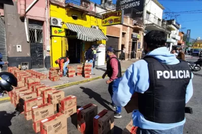 Recuperan un cargamento millonario de papas fritas que habían robado piratas del asfalto