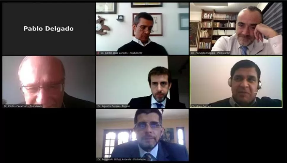 LOS CANDIDATOS. Díaz Lannes, Maggio, Caramuti, Puppio y Núñez A. PRENSA CAM 