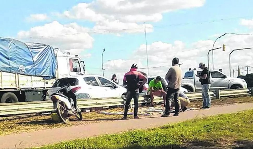 EN PLENA RUTA. Juan Carlos Díaz fue detenido con 100 kilos de marihuana. 