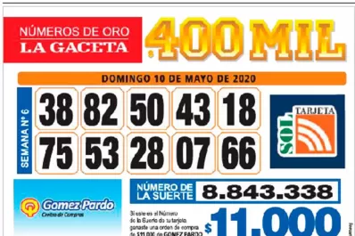 Los Números de Oro de LA GACETA