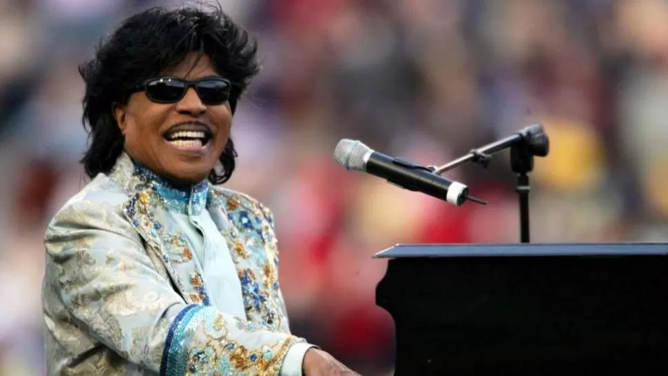 FUERTE PERSONALIDAD. Little Richard deslumbraba con su estilo. 