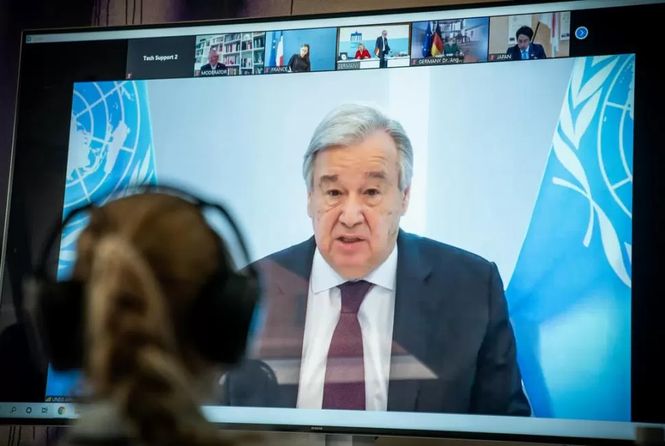 GUTERRES. Por el virus, demanda un “armisticio” sin precedentes. 