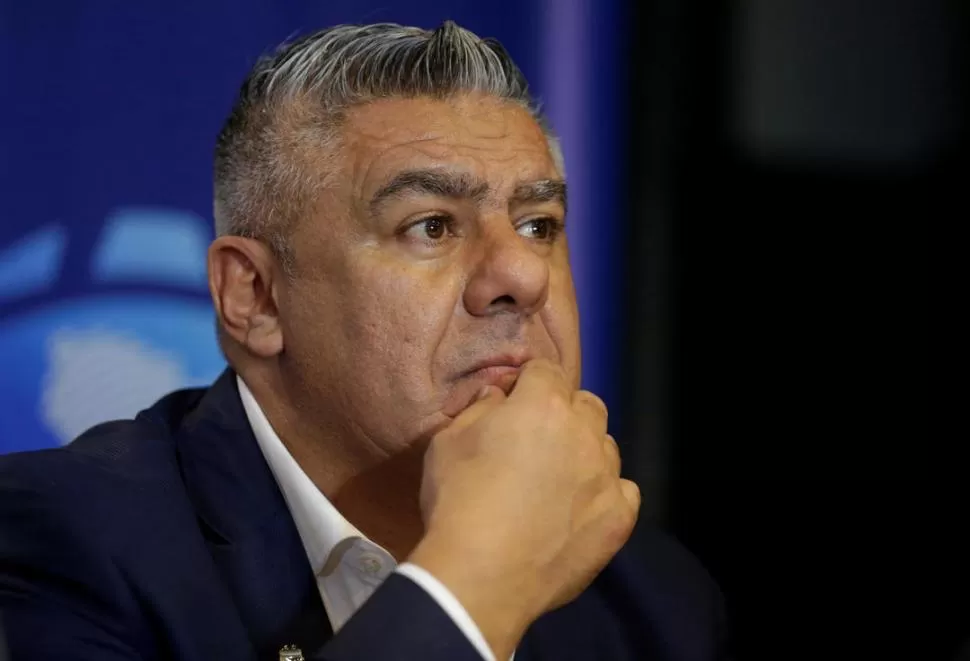 ENCUENTRO. Chiqui Tapia encabezó la reunión que se hizo este mediodía.