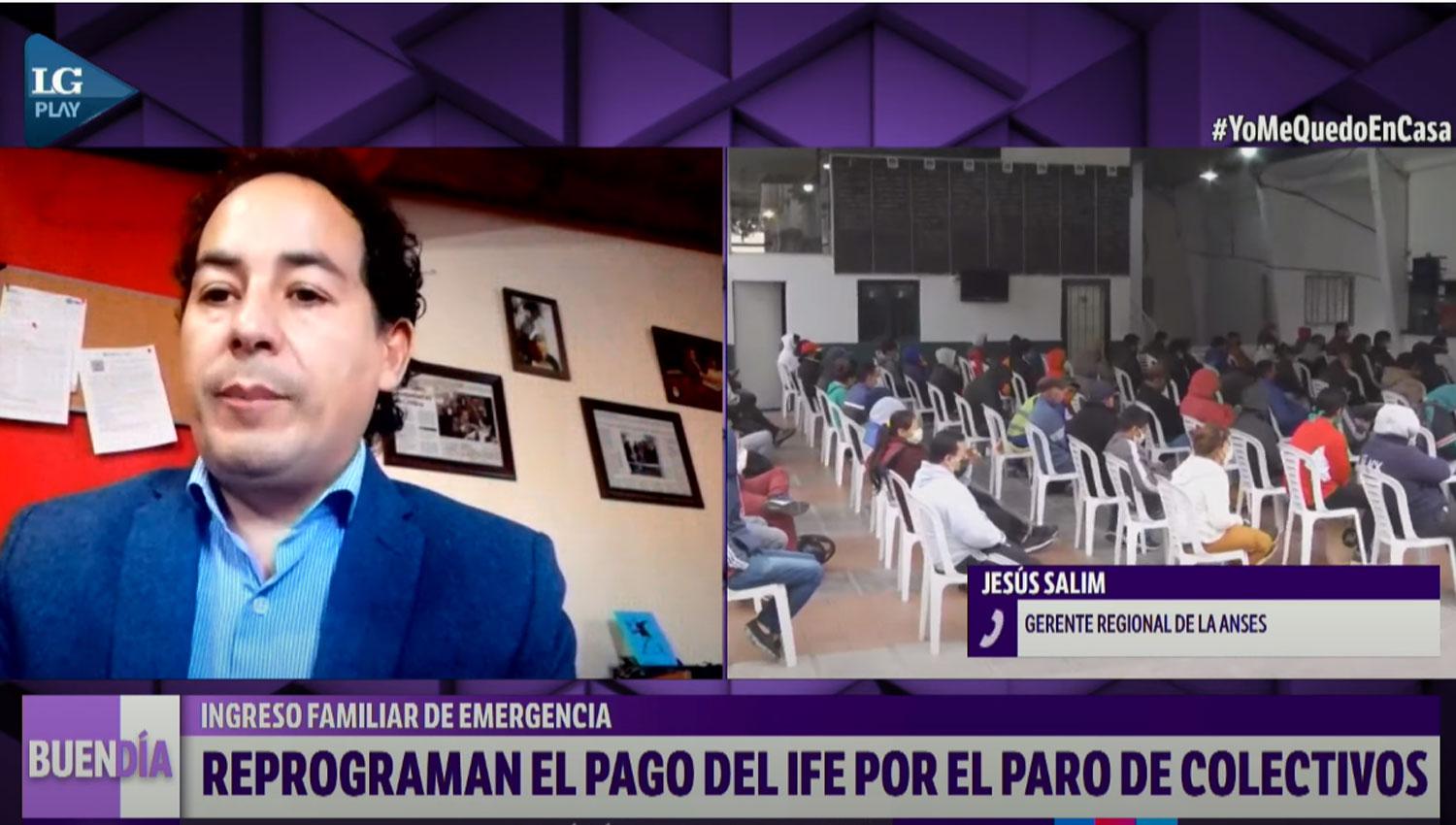 Jesús Salim confirmó la reprogramación del pago de la IFE