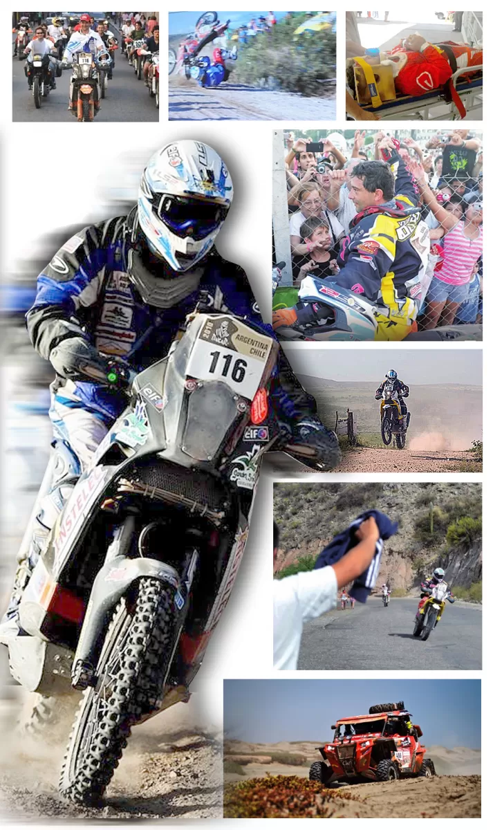 UNA EXPERIENCIA SIN LÍMITES. Bollero se lució en la prueba de 2010 y pudo terminarla otra vez en 2013. En el medio, pasó por decepciones, una de ellas al mando de un UTV.