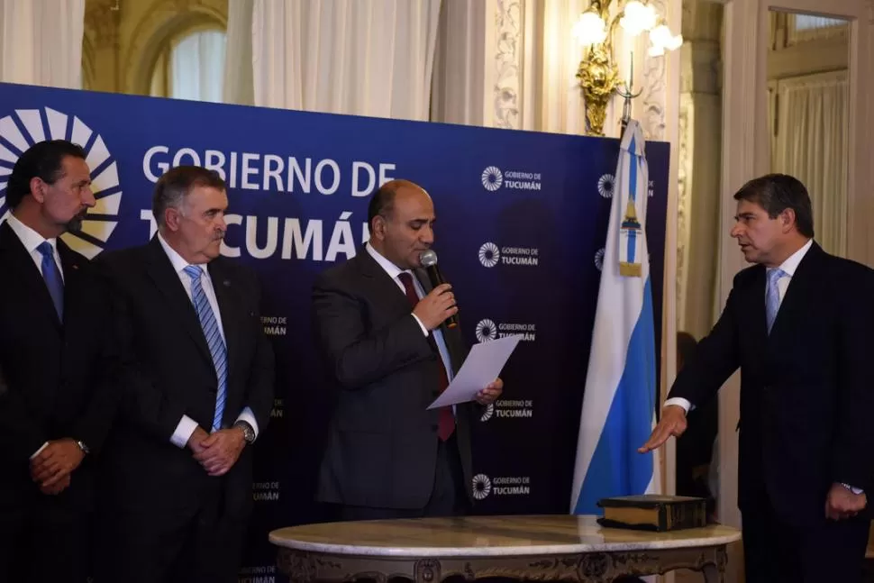 TOMA DE JURAMENTO. Claudio Maley está al frente del Ministerio de Seguridad de la Provincia desde su creación, en diciembre de 2017. la gaceta / foto de DIEGO ARAOZ (archivo)