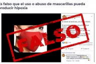 Es falso que el uso o abuso de mascarillas pueda producir hipoxia