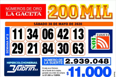 Los Números de Oro de LA GACETA