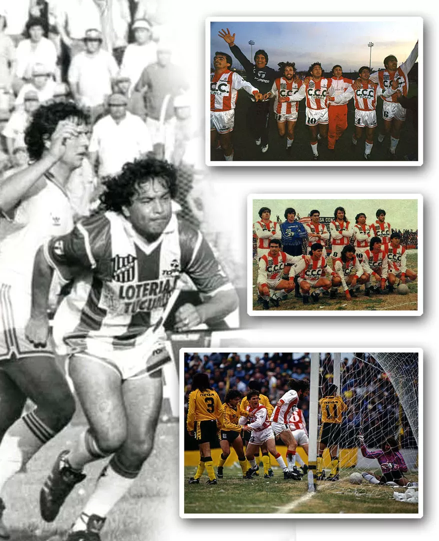 DERECHITO A LA GALERÍA DE LOS ÍDOLOS. Scimé llegó a San Martín desde Atlético en el inicio de la temporada 1991/92, gracias a un trueque con Sergio Ricchiuti. Luego, “Bomba” se transformaría en el héroe “santo”. 